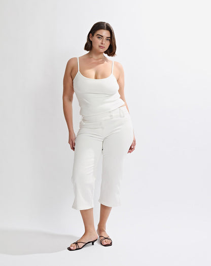 Kate Capri Jeans White
