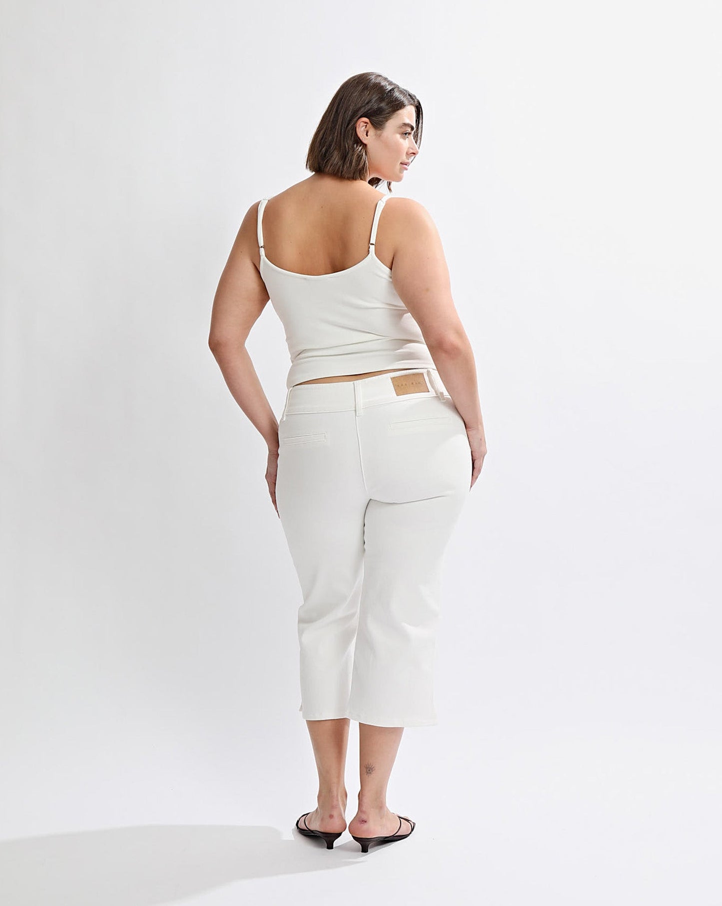Kate Capri Jeans White