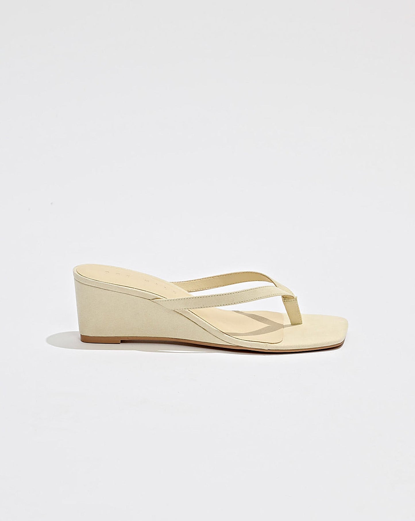 Darcey Wedge Pale Yellow