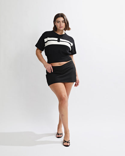 Olivia Mini Skirt Black