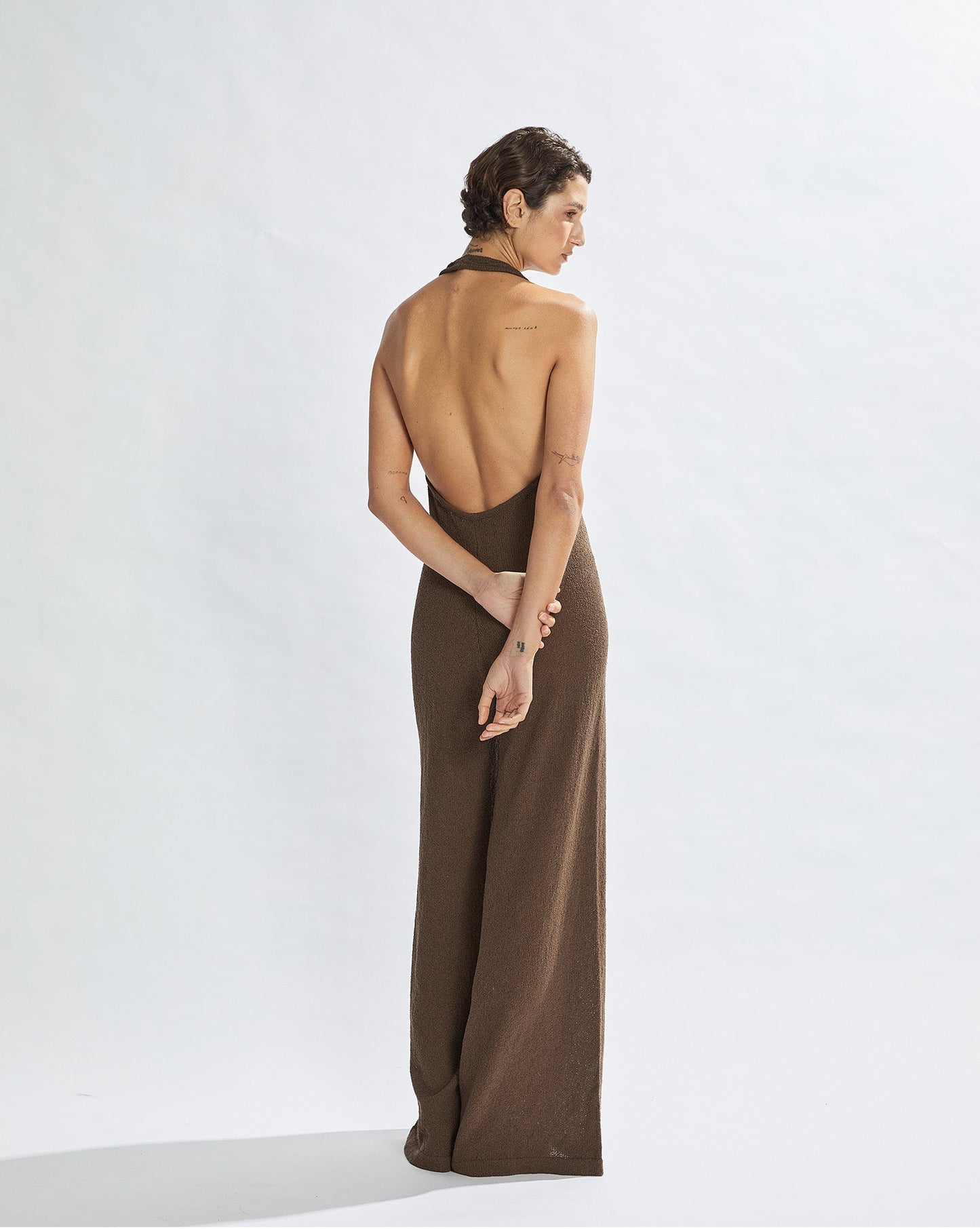 Sammy Knit Jumpsuit Chocolate