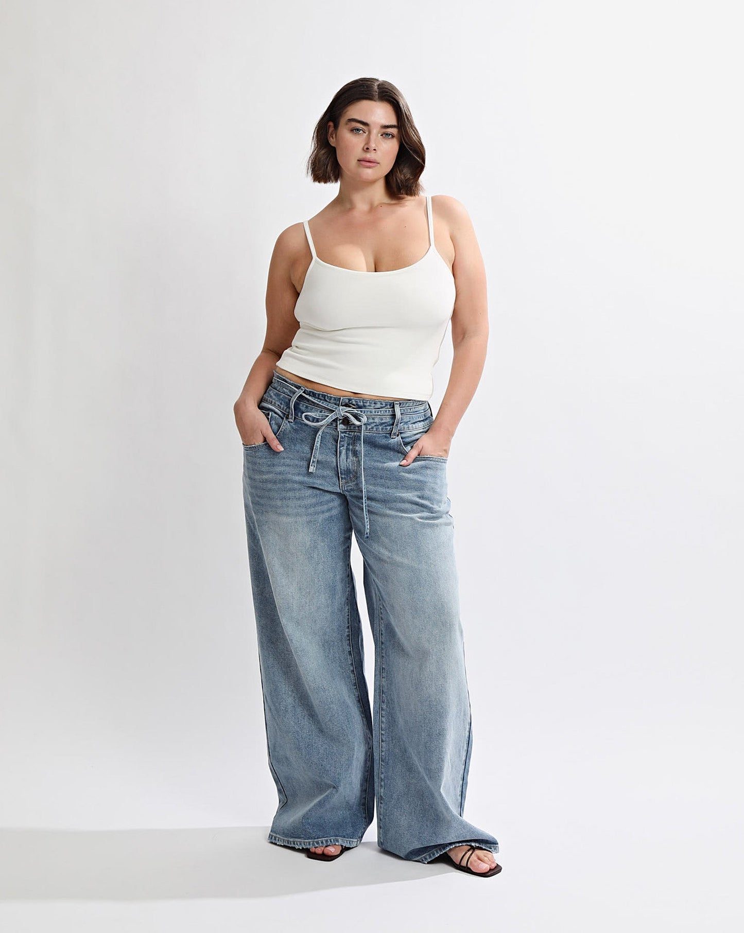 Hansen Baggy Jeans Mid Blue Regular/Tall