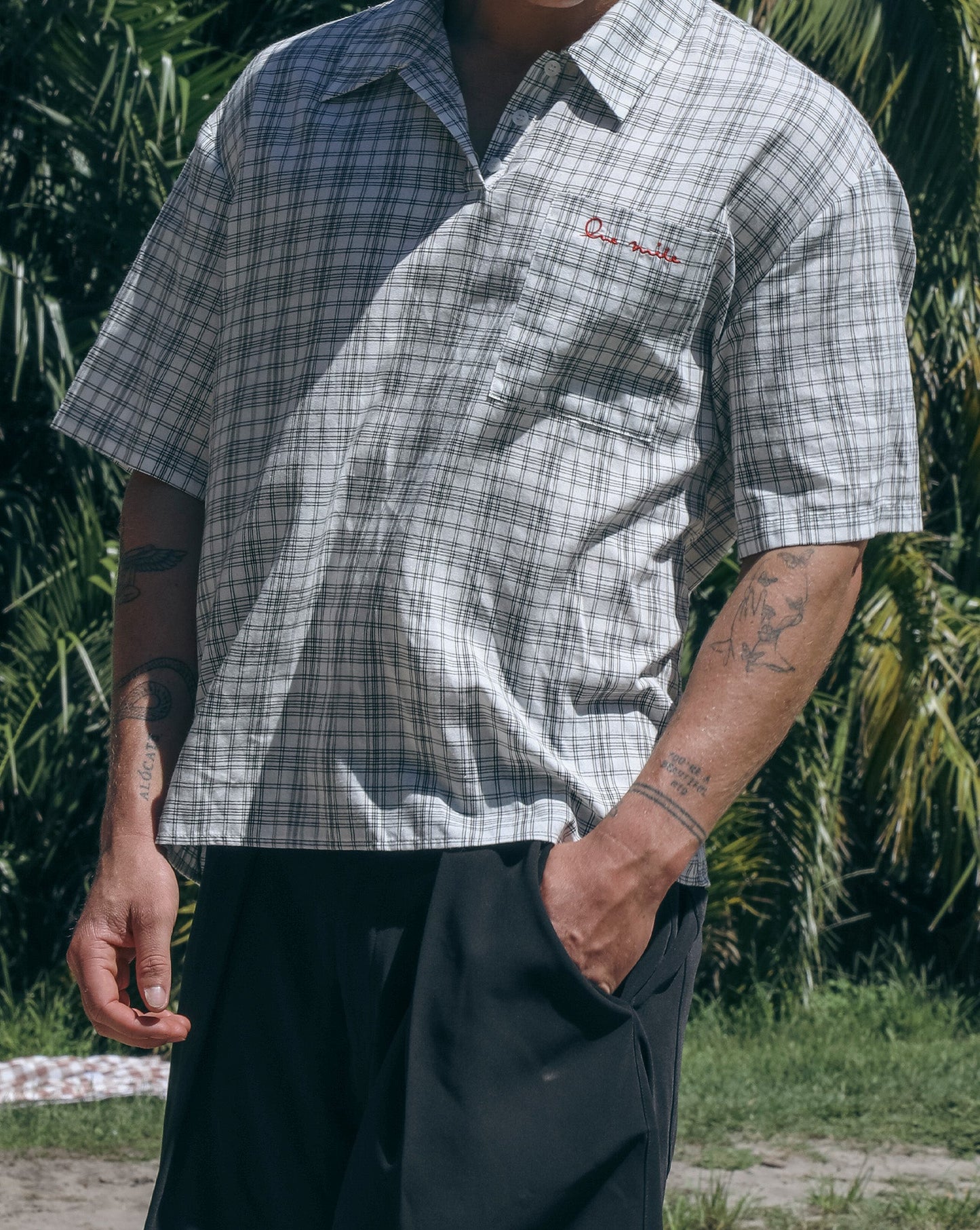 Archer Shirt Black/White Check