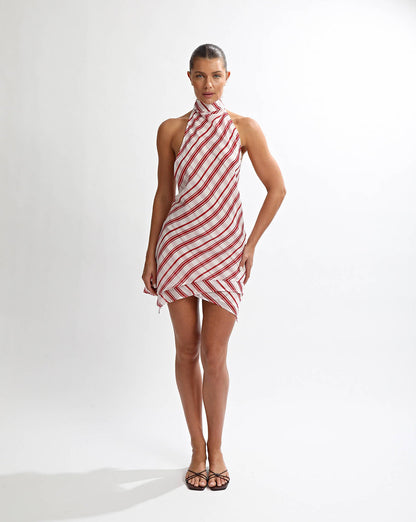 Kendal Tie Top Red Check