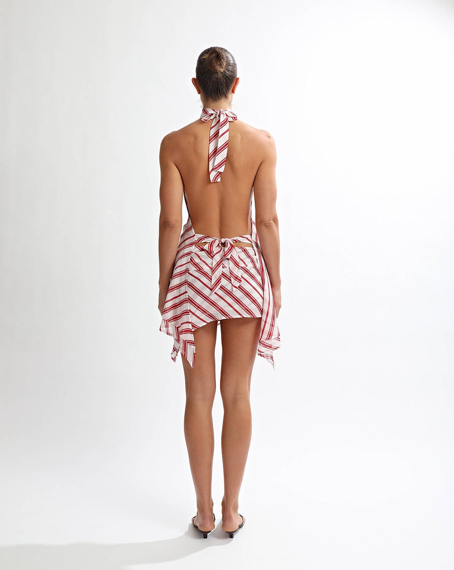 Kendal Tie Top Red Check