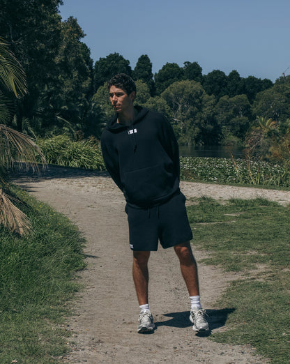 Sasha Knit Hoodie Black