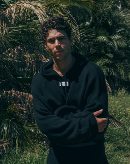 Sasha Knit Hoodie Black