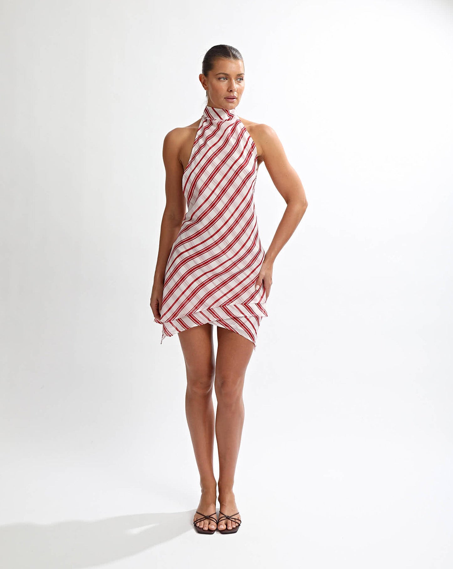 Kendal Mini Skirt Red Check
