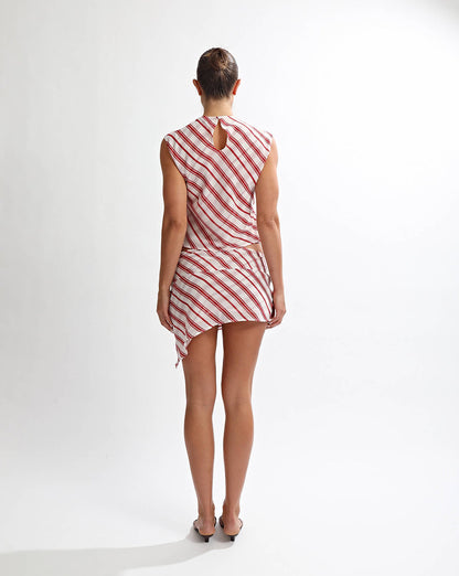 Kendal Mini Skirt Red Check
