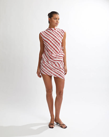 Kendal Mini Skirt Red Check