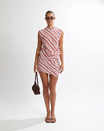 Kendal Mini Skirt Red Check