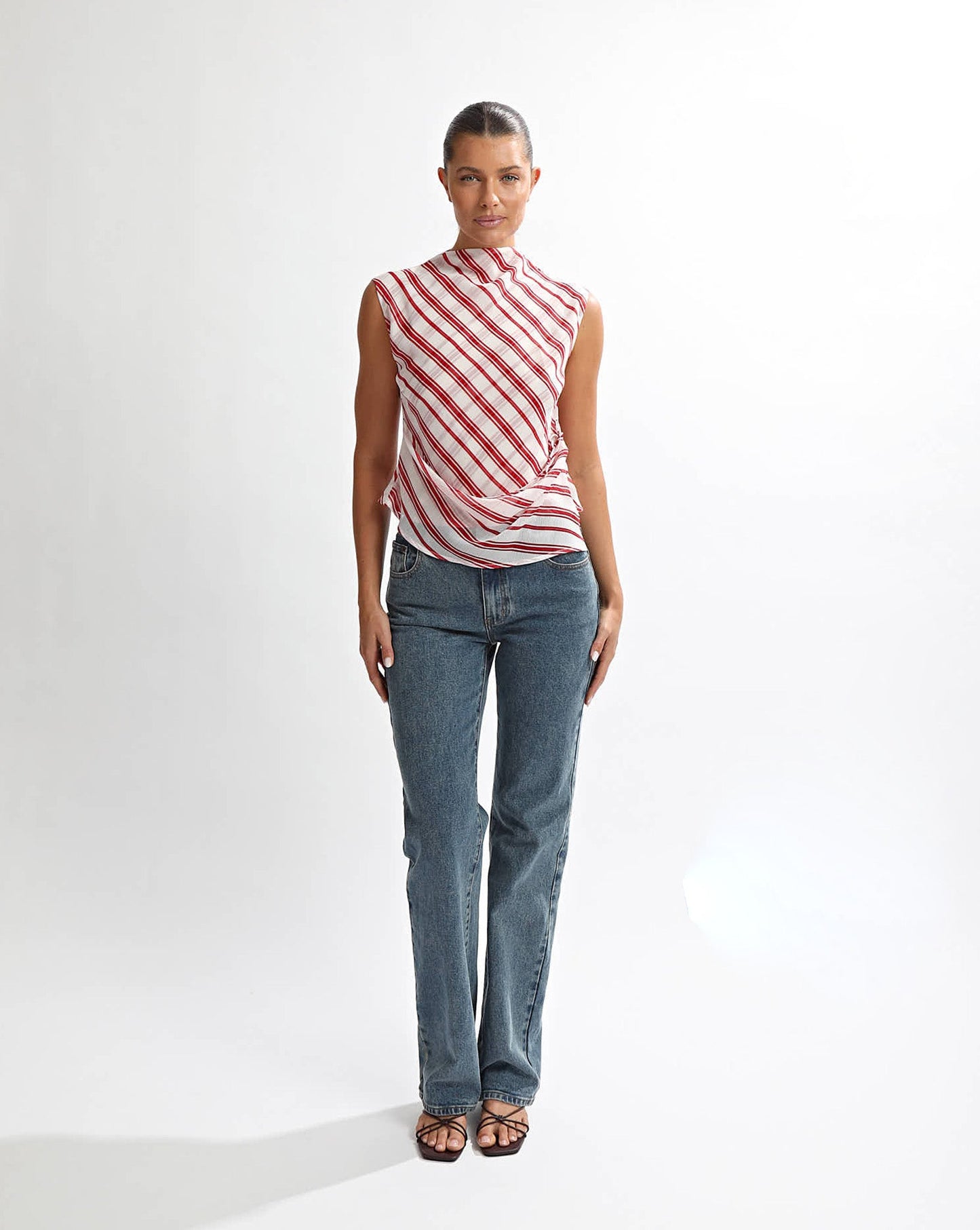 Kendal Top Red Check