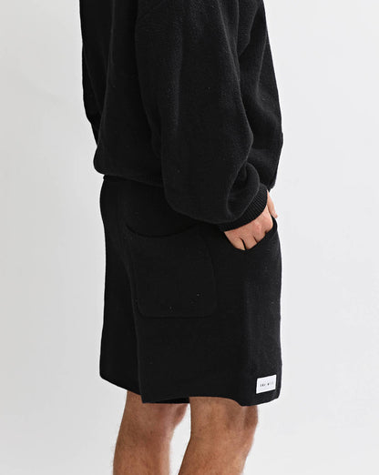 Sasha Knit Shorts Black