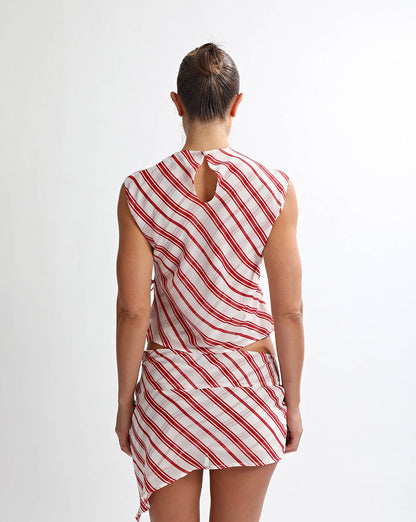 Kendal Top Red Check