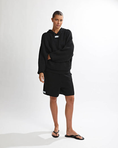 Sasha Knit Shorts Black