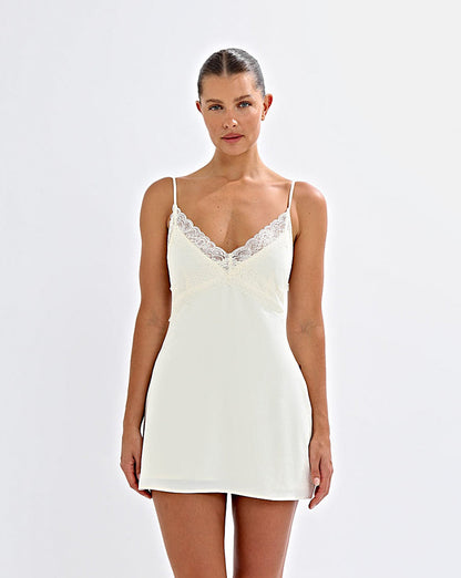 Lily Mini Dress Ivory