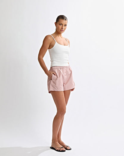 Rowan Shorts Pink Stripe