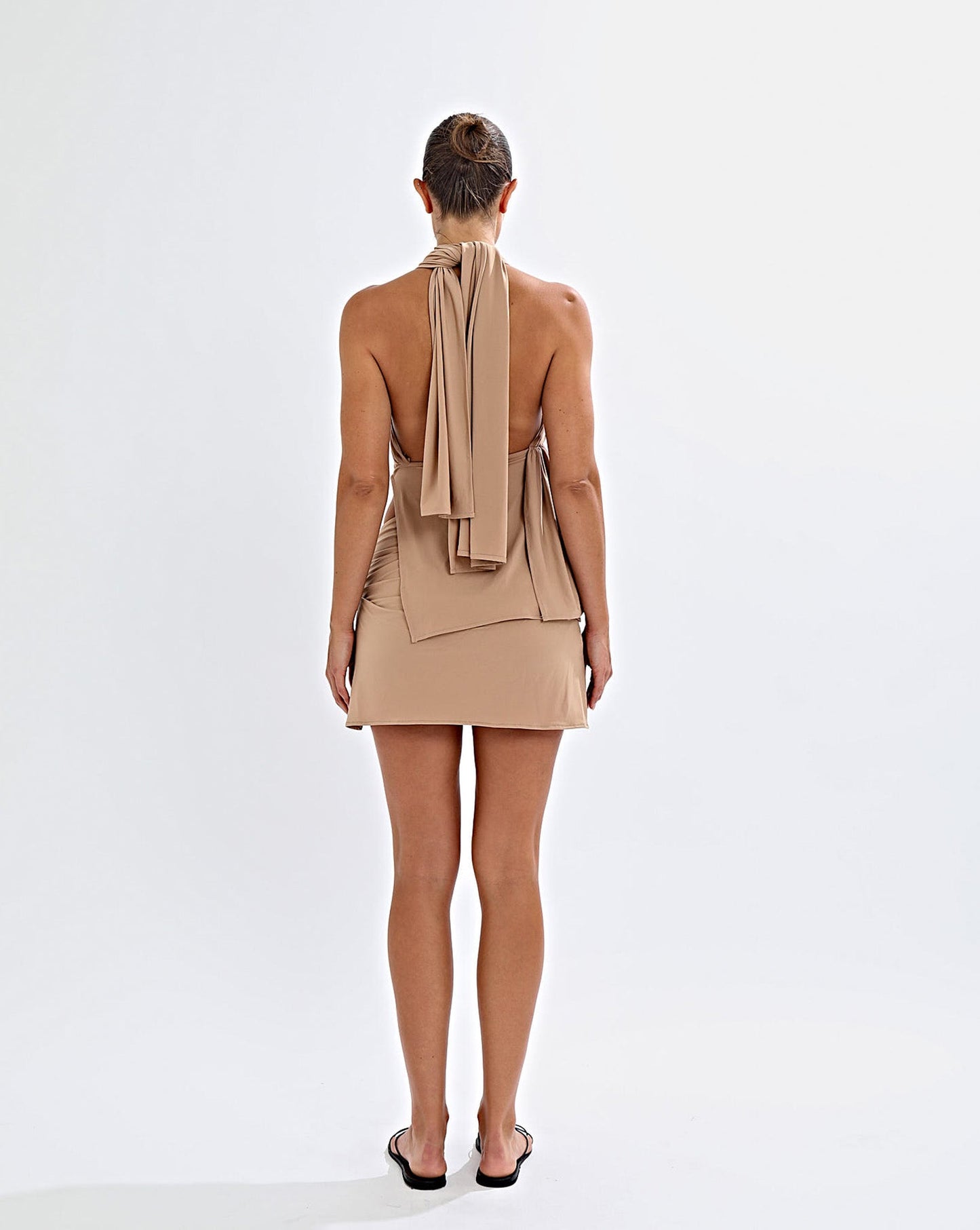 Pamela Mini Skirt Biscuit
