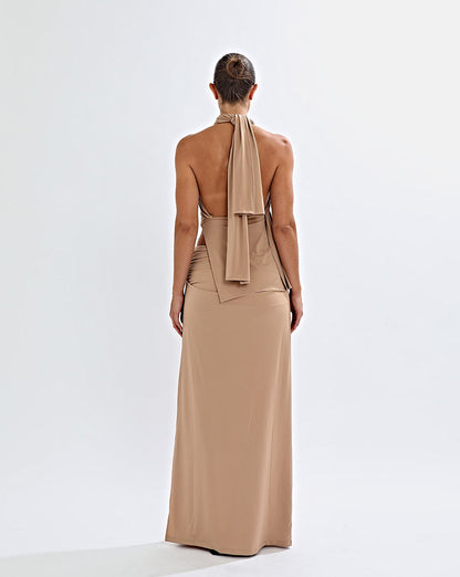 Pamela Maxi Skirt Biscuit
