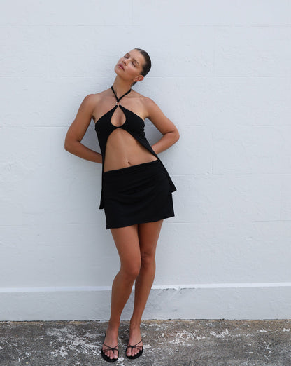 Pamela Mini Skirt Black