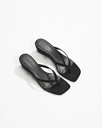 Darcey Wedge Black