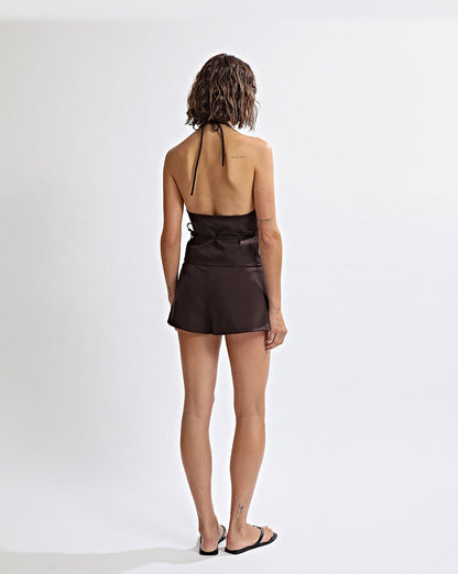 Emmy Top Brown Stripe