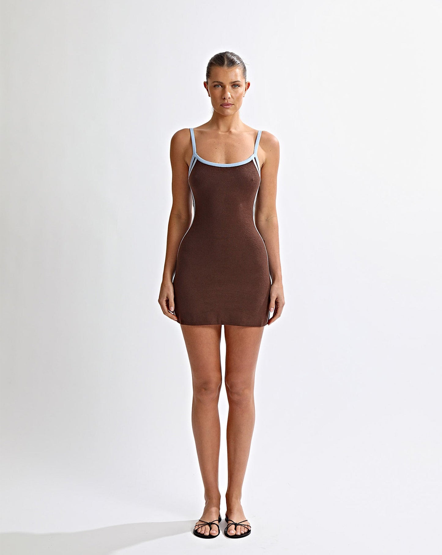 Cody Knit Dress Brown