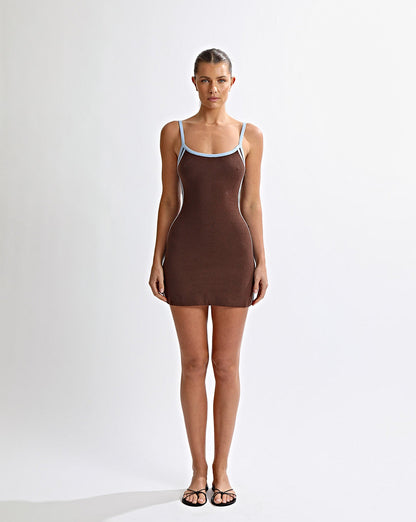 Cody Knit Dress Brown