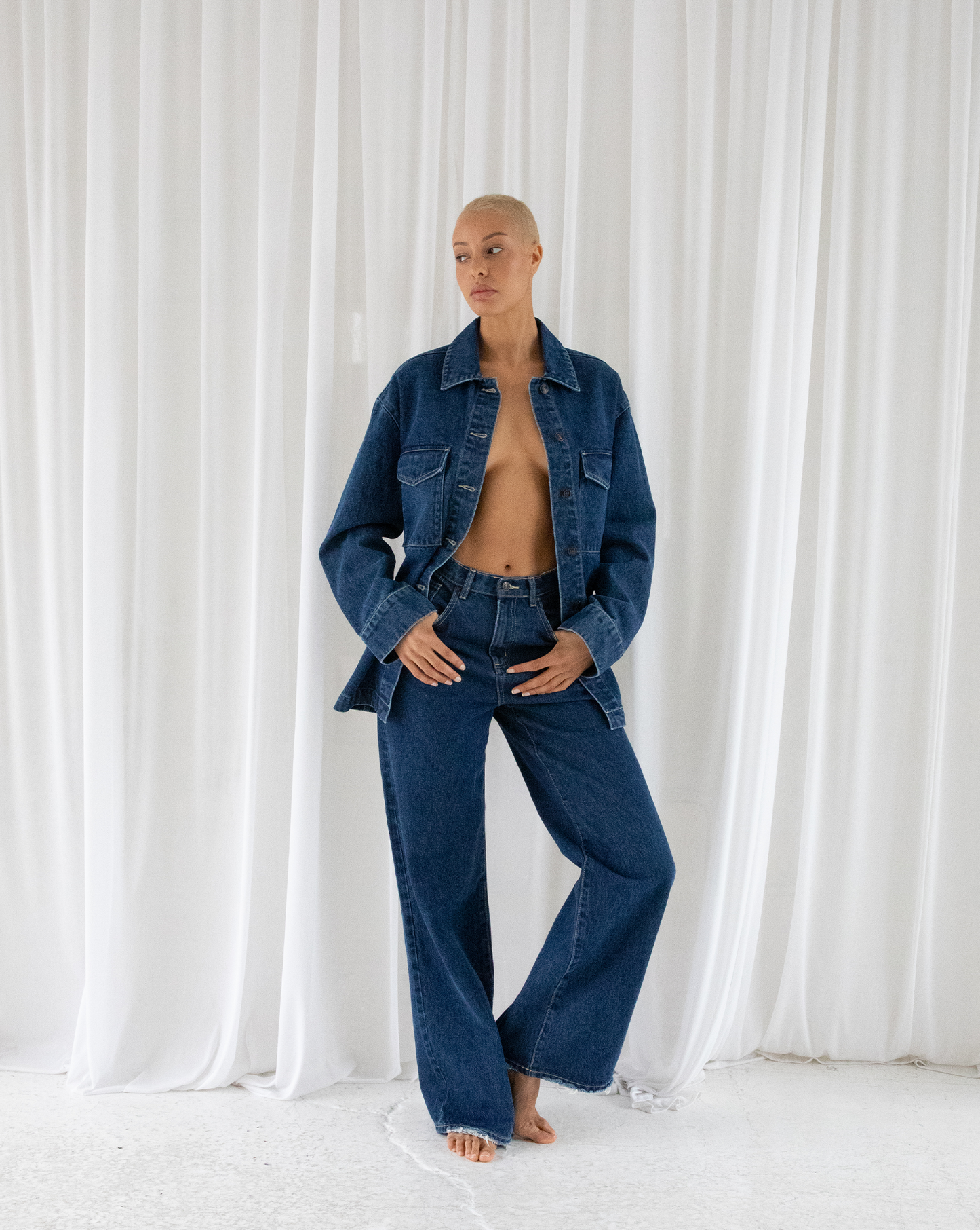 Harley High Rise Jeans Vintage Blue