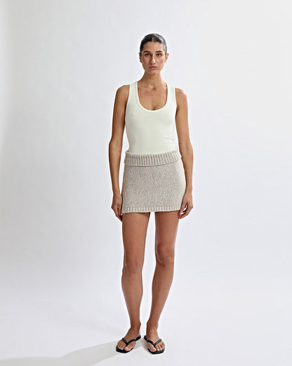 Bimmi Knit Skirt Beige