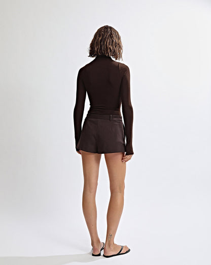 Amelia Long Sleeve Top Brown