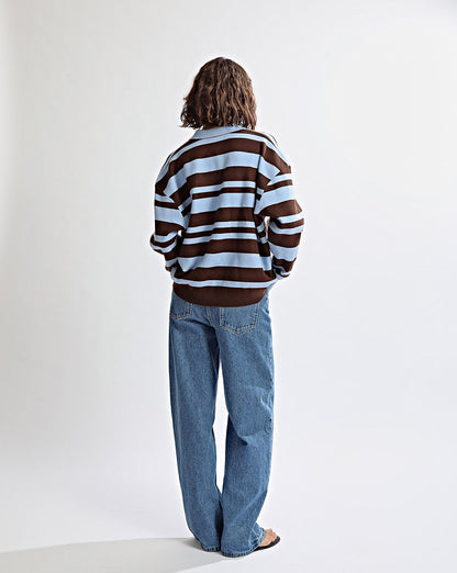 Cody Knit Jersey Blue/Brown