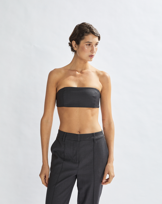 Benny Bandeau Dark Grey