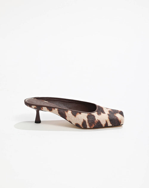 Natasha Square Toe Heel Animal