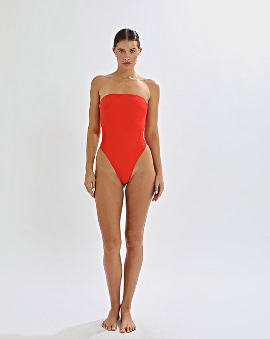 Alani One Piece Chilli Red