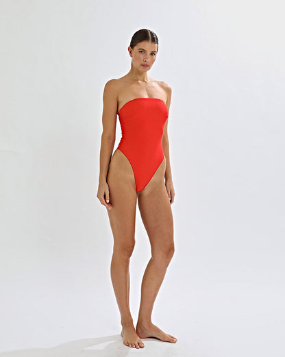 Alani One Piece Chilli Red