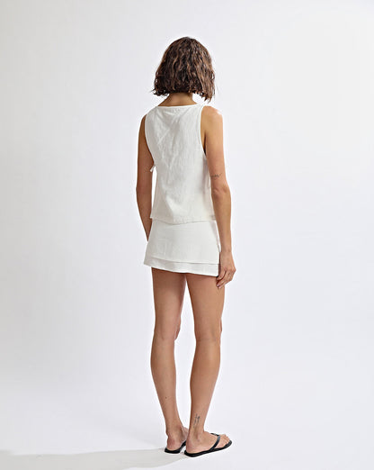 Evie Top Off White
