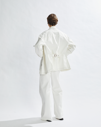 Harley Denim Shirt White