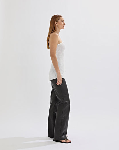 Sloane Knit Top White
