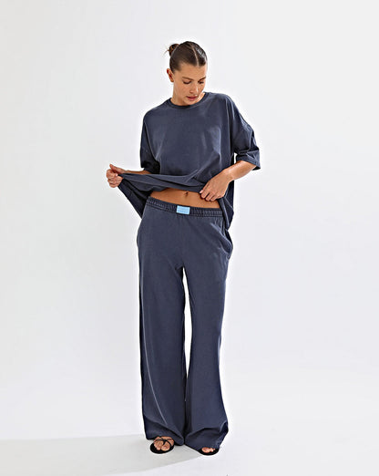 Cameron Pants Navy Cropped