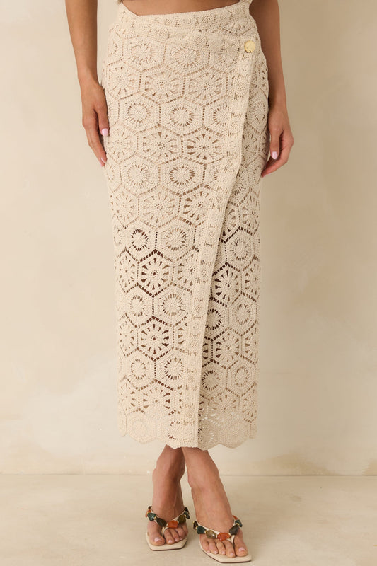 Z Supply Natural Raquel Lace Skirt