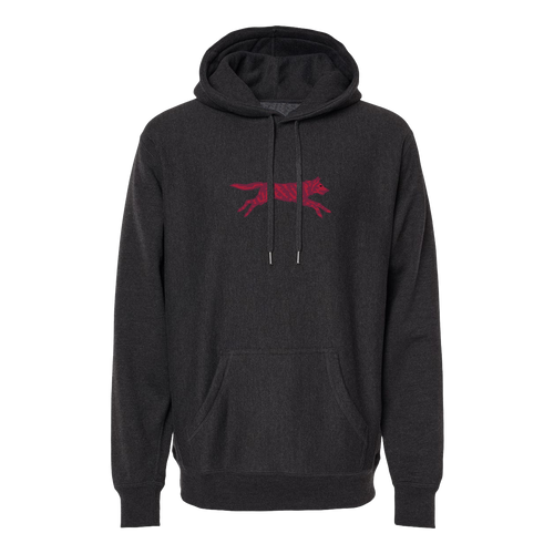 Crimson Wolf Fireside Hoodie