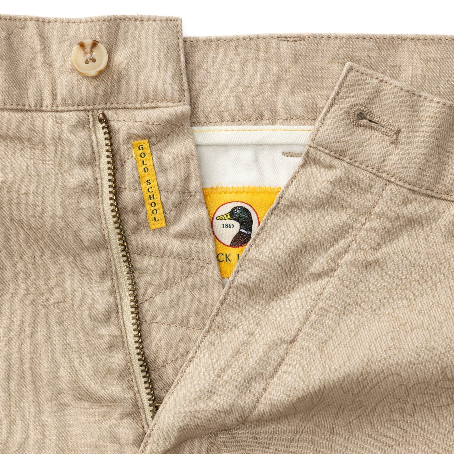 Duck Head 7" Linen Gold School Chino Short