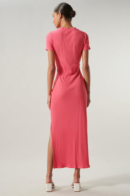 Delaney Ribbed Knit Maxi Dress
