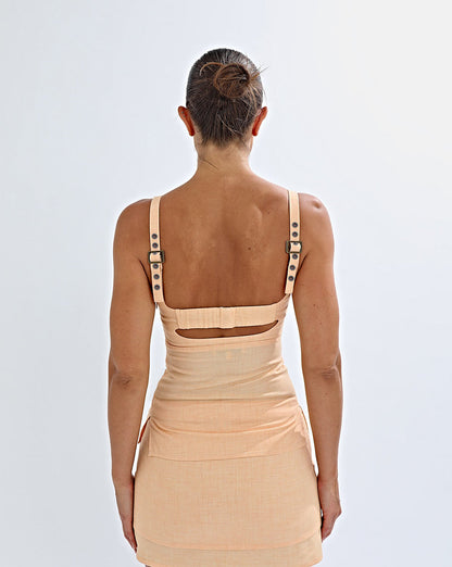 Chloe Top Peach