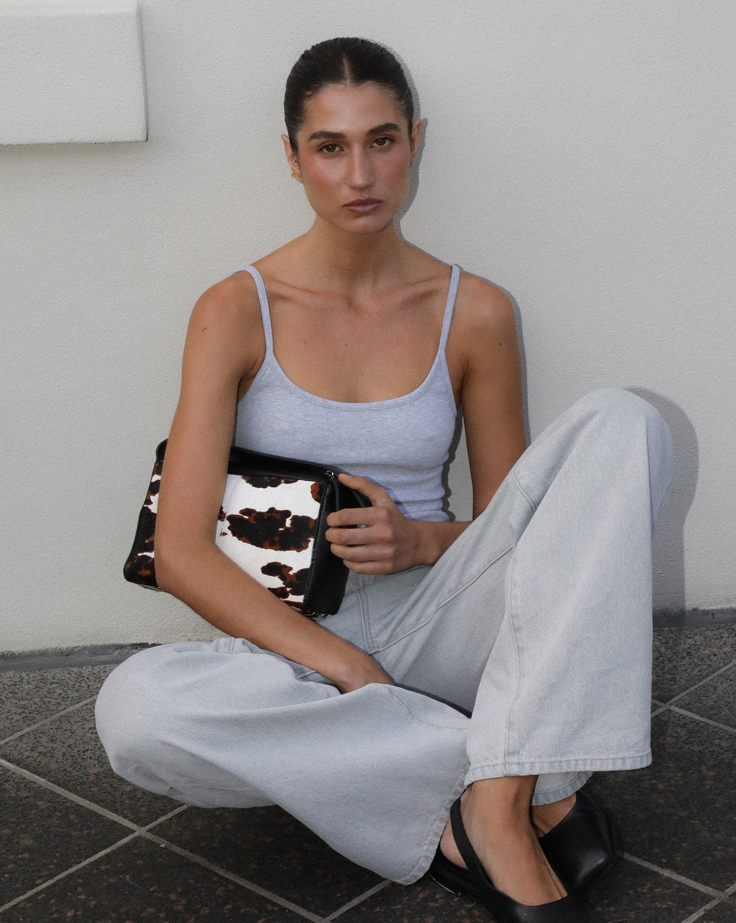 Oli Tank Grey Marl