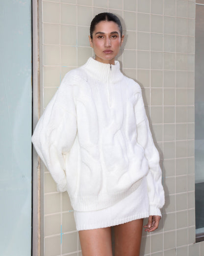 Bimmi Knit Skirt Cream