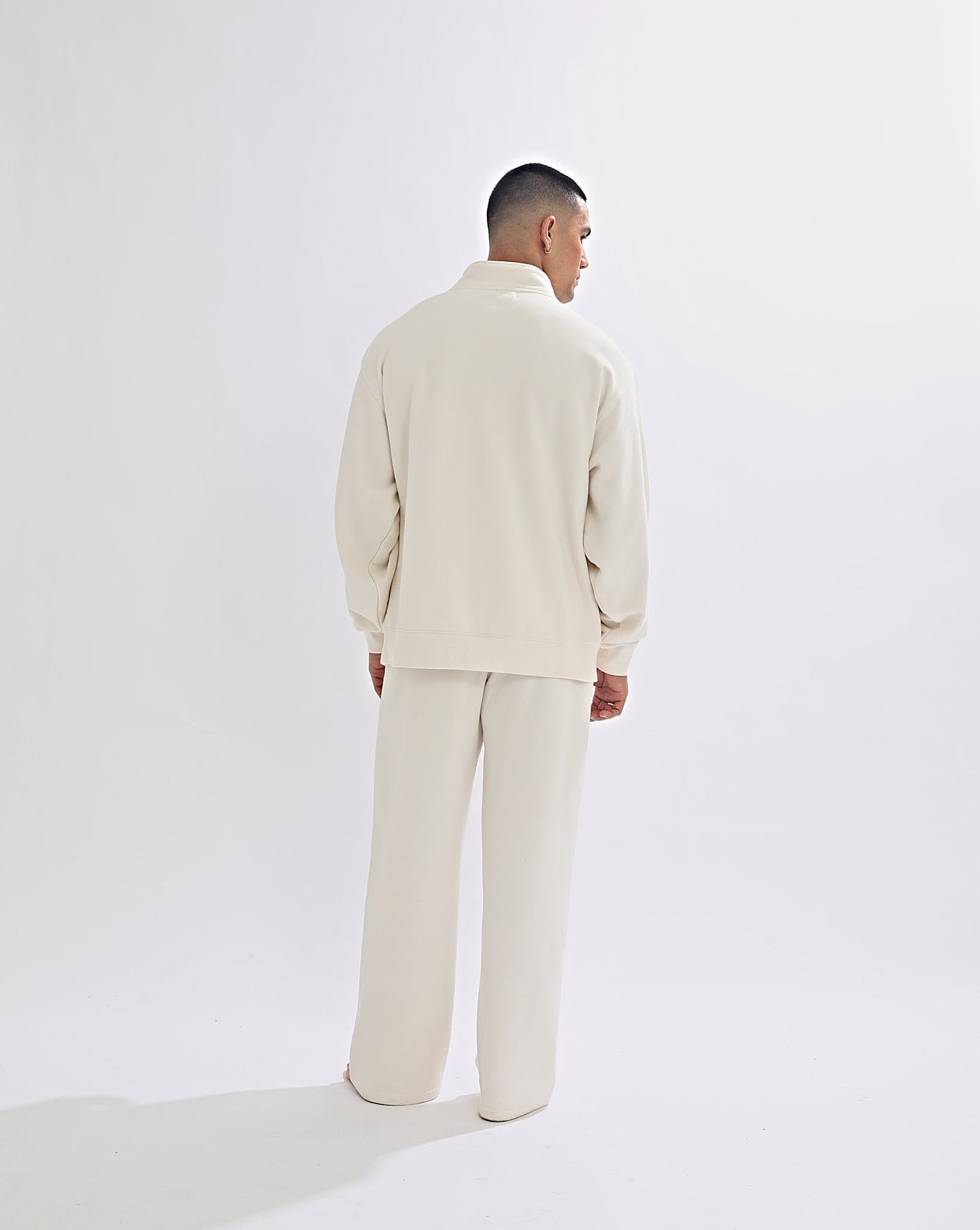 Alfie Zip Jumper Cream
