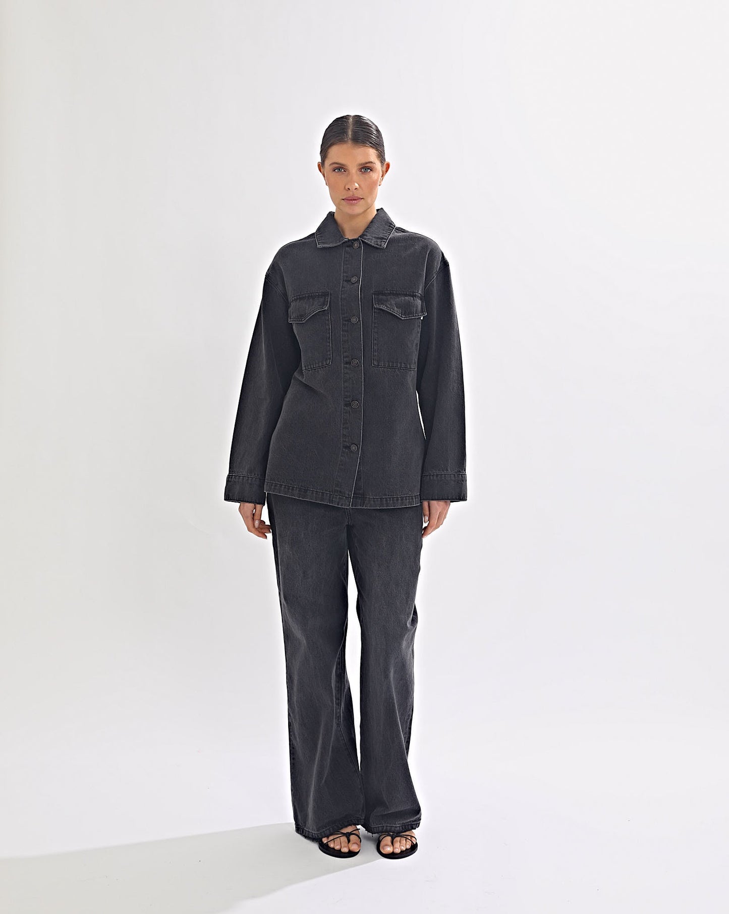Harley Denim Shirt Black