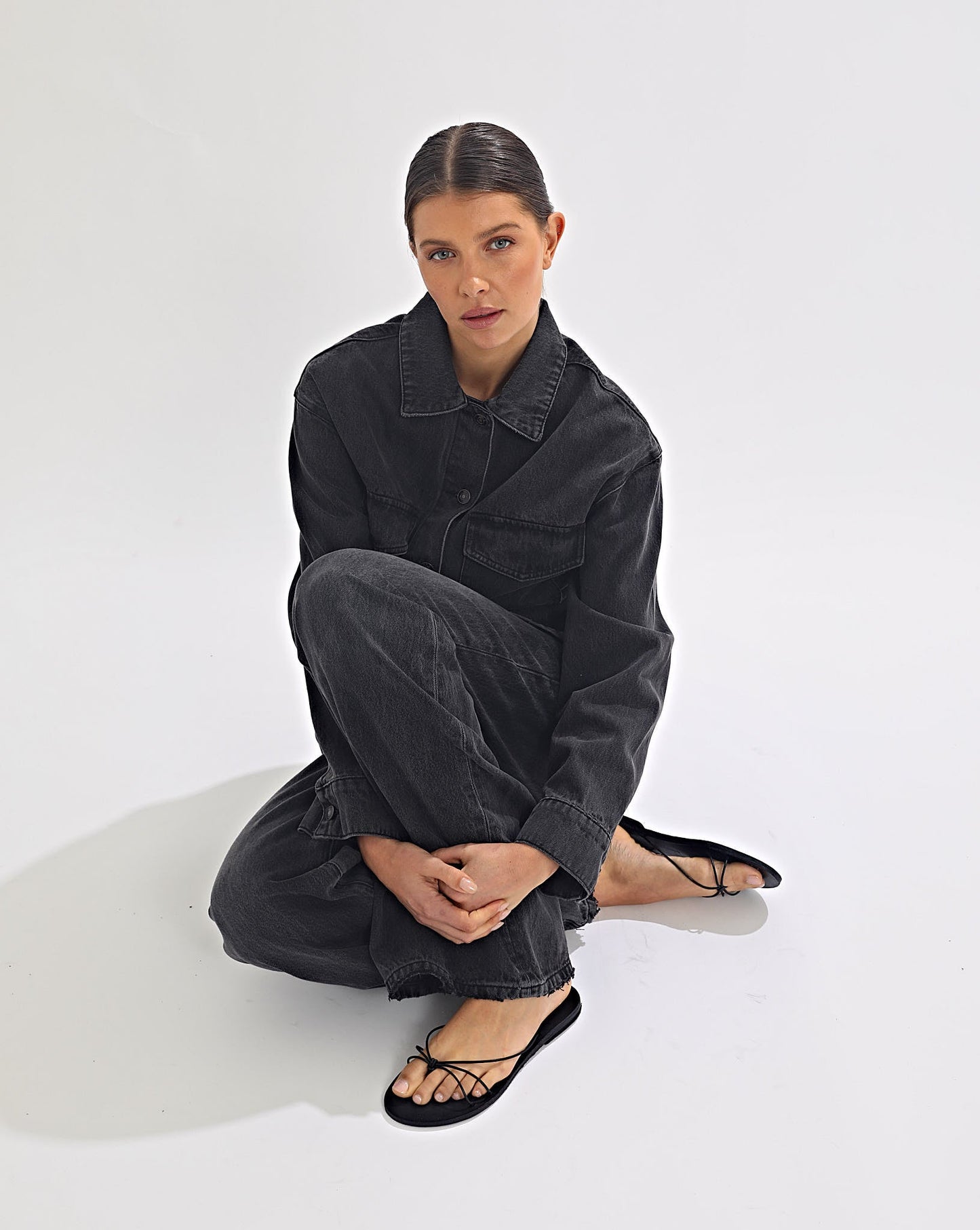 Harley Denim Shirt Black